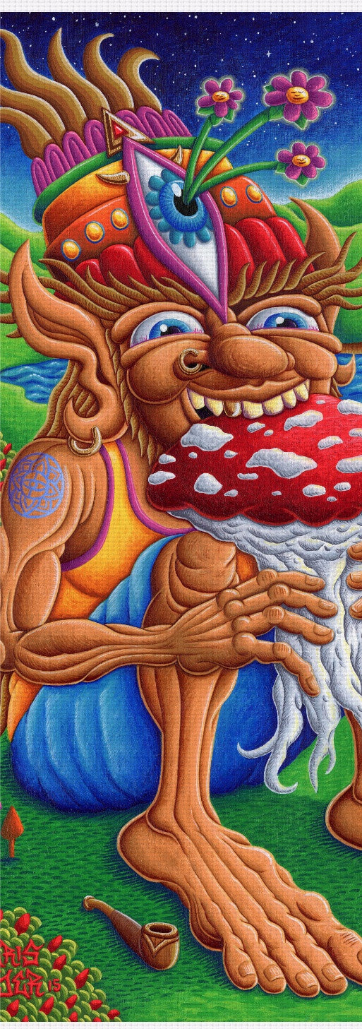 Muncher of Mushroomland Yoga Mat