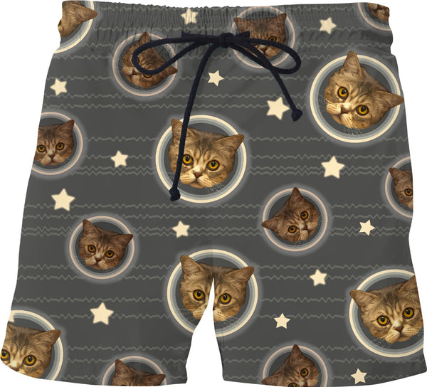 Planets of the Cats Swim Trunks