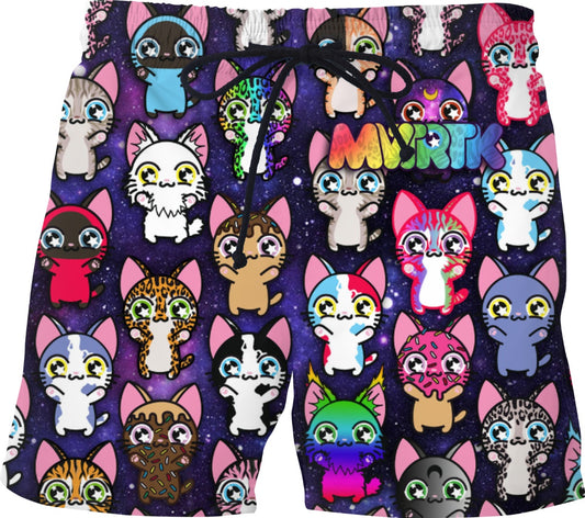 MVTRTK SPACE KITTY Swim Shorts