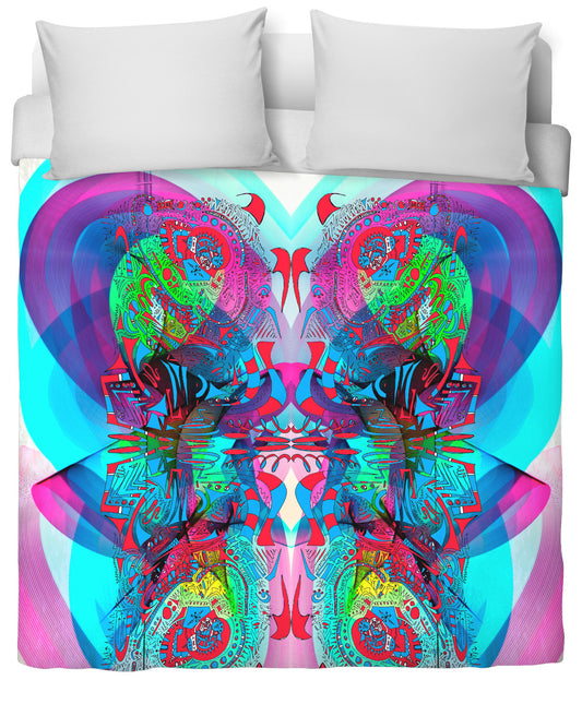 Hyperdimensional Butterfly 3 Duvet Cover