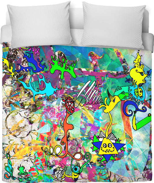 Escaping Wonderland Duvet Cover