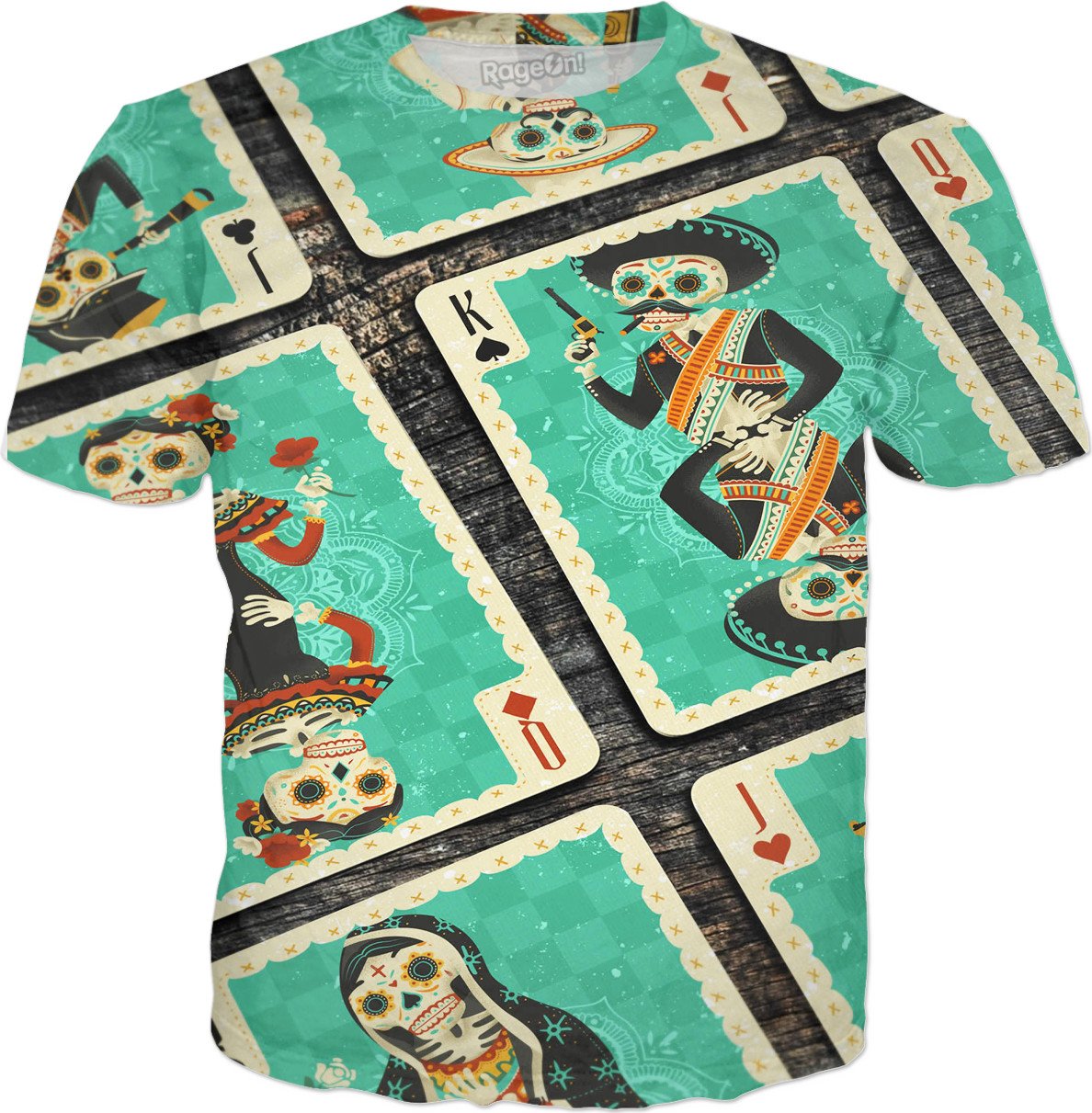 Day Of The Dead Cards - T-Shirt