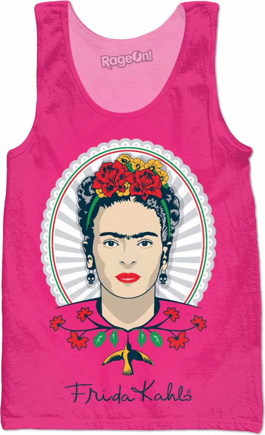 Frida Kahlo Pink Tank Top