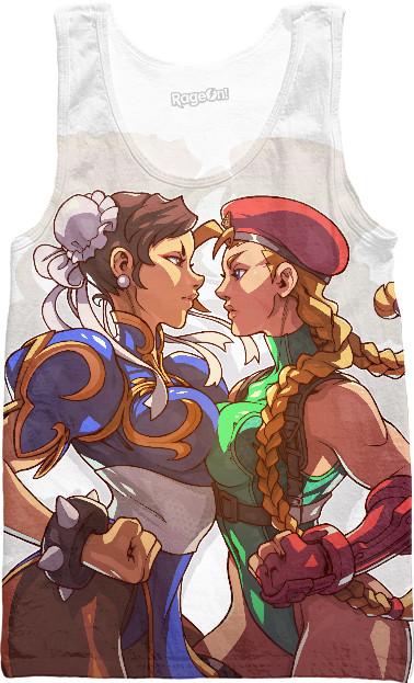 Chun Li v Cammy Tank Top