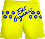 100% ORGANIC..EAT ORGANIC Swim Trunks