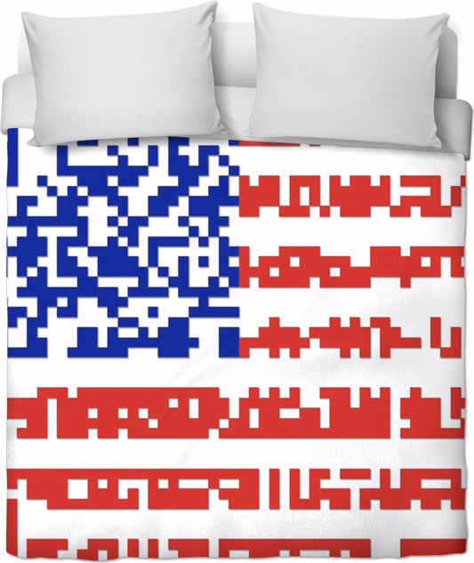 BON CYBER FLAG Duvet Cover