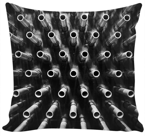 Abstract Pipes Couch Pillow