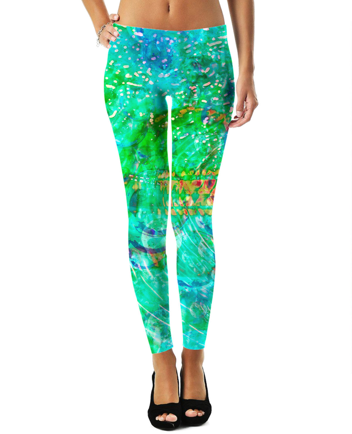 Green Love Potion 7 Leggings #5