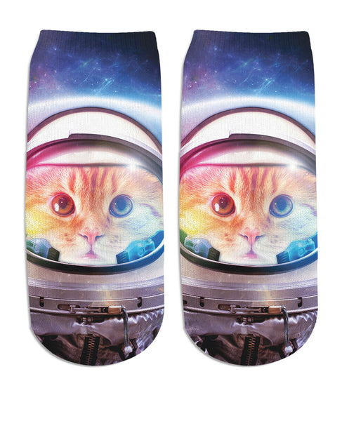 Space Cat Ankle Socks