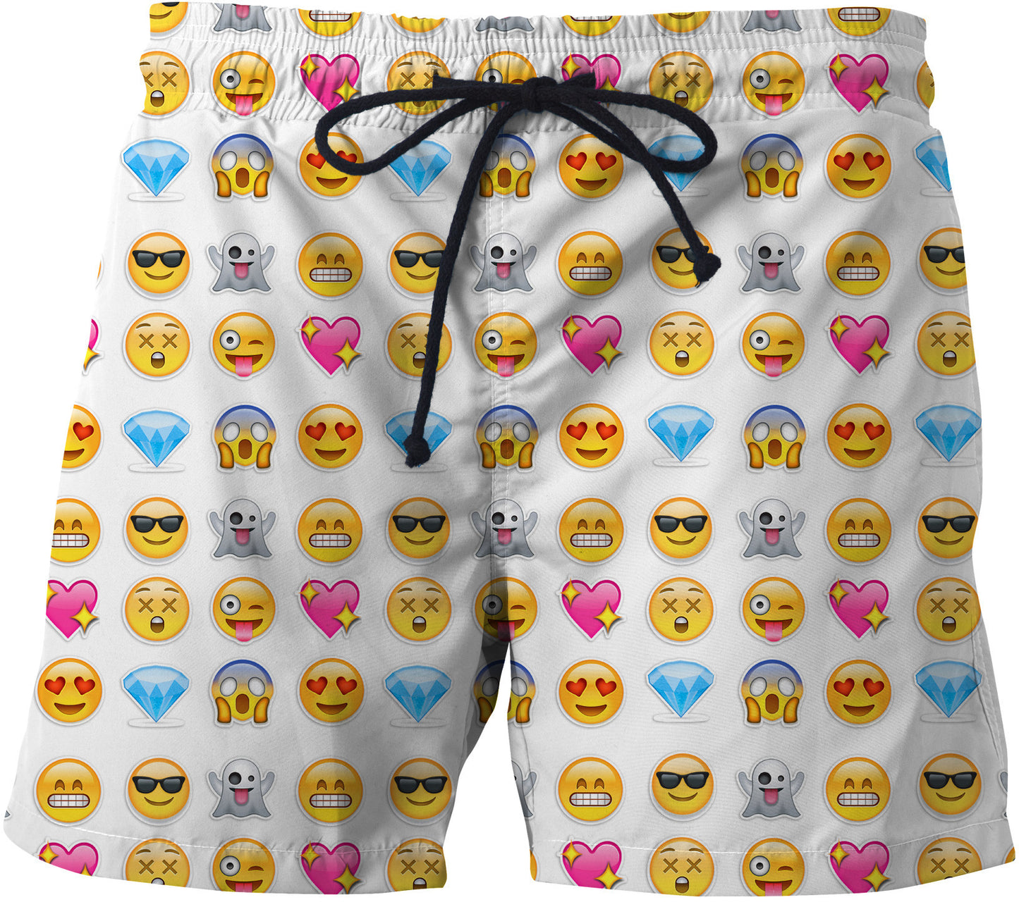 Emoticon Swim Trunks