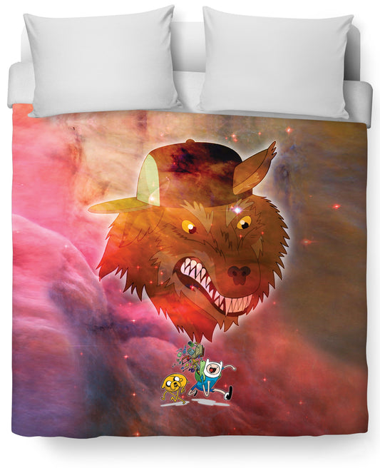 Adventure Time Party God Duvet Cover