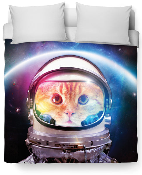 Space Cat Duvet Cover