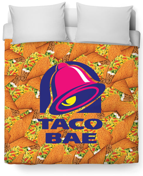 Taco Bae Duvet Cover