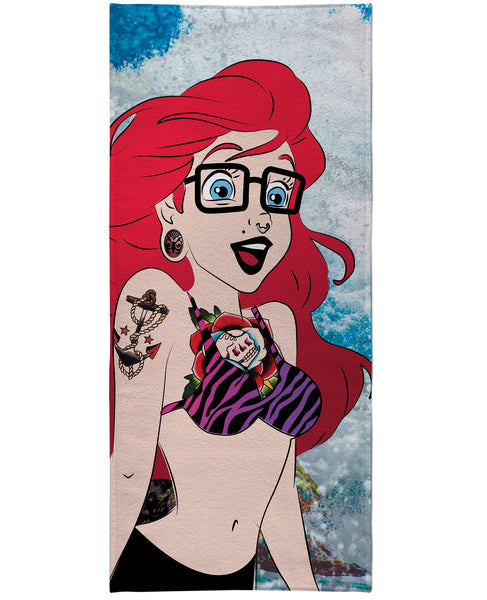 Hipster Ariel Beach Towel 