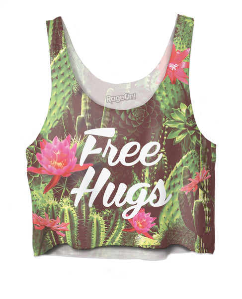Free Hugs Crop Top