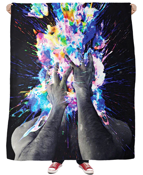 Artistic Bomb Fleece Blanket
