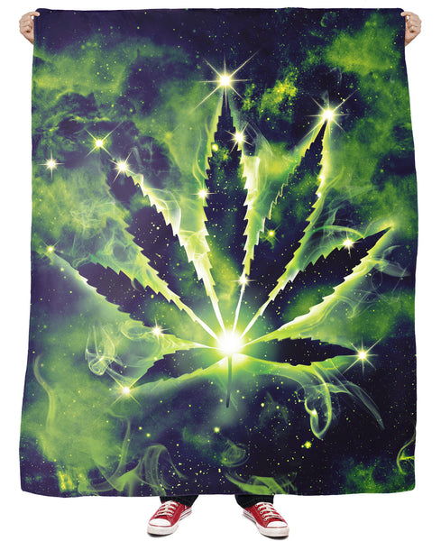 Weed Constellation Fleece Blanket
