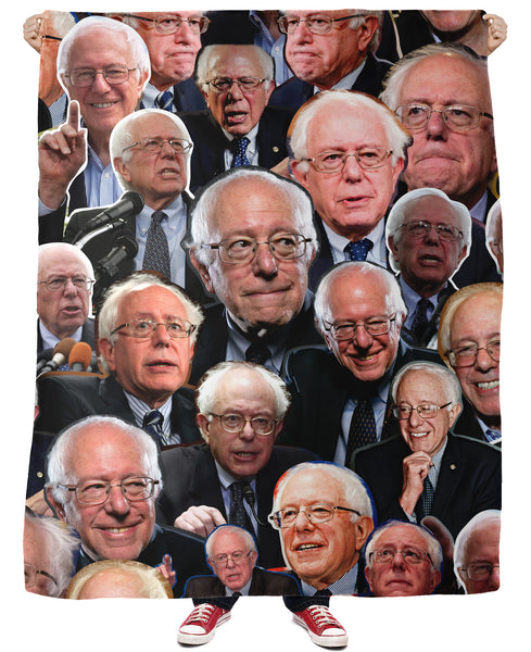 Bernie Sanders Fleece Blanket