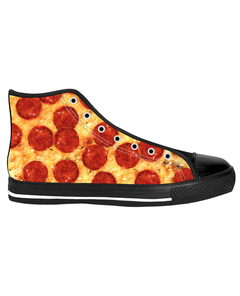 Pizza Black Sole High Top Shoes