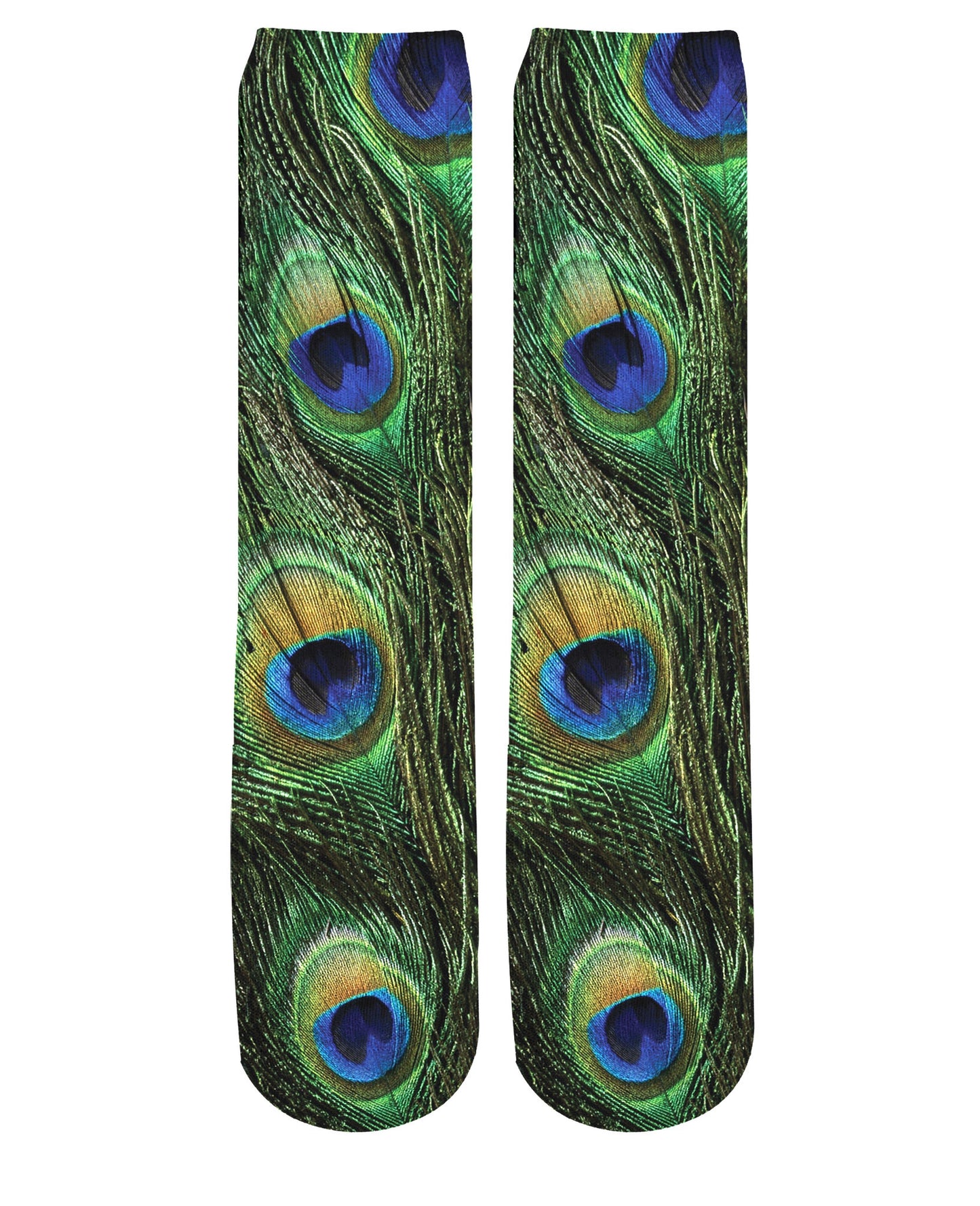 Peacock Knee High Socks