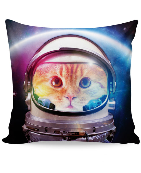 Space Cat Couch Pillow