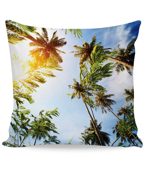 Palm Trees Couch Pillow