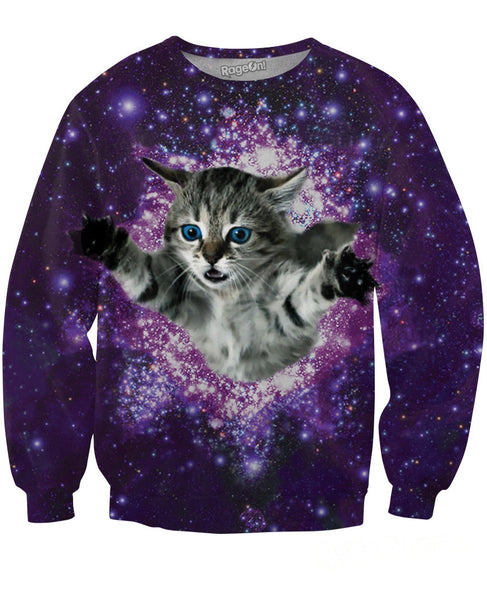 Kitty Glitter Crewneck Sweatshirt