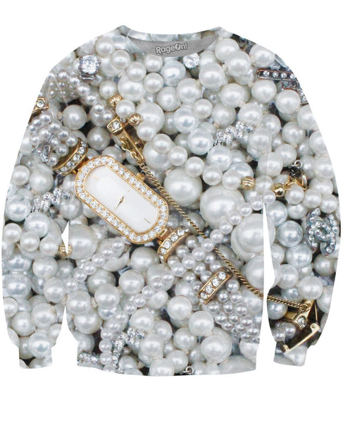 Pearls Crewneck Sweatshirt