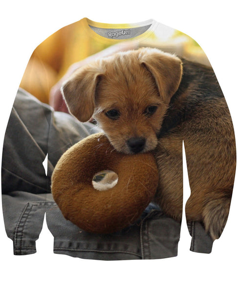 Donut Dog Crewneck Sweatshirt