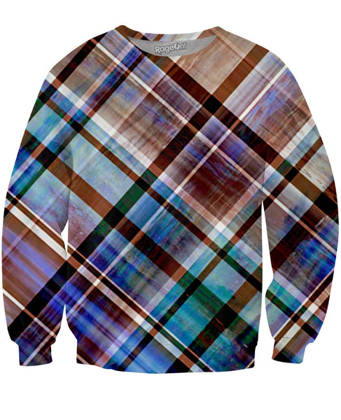 Woody Plaid Crewneck Sweatshirt