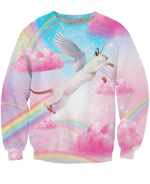 Fly High Kitty Crewneck Sweatshirt