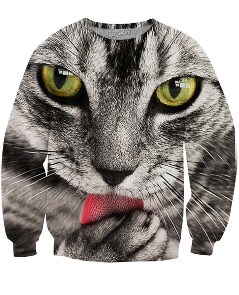 Kitty Lickins Crewneck Sweatshirt