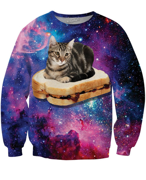 PBJ Space Kitty Crewneck Sweatshirt