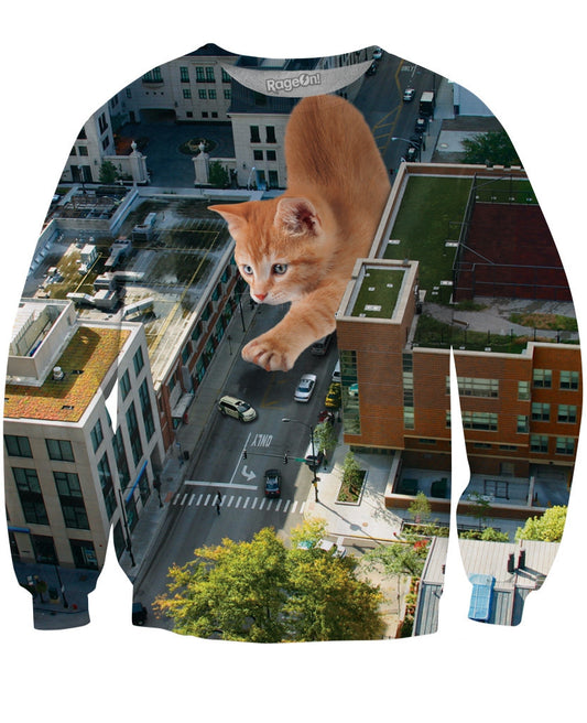 Catzilla Crewneck Sweatshirt