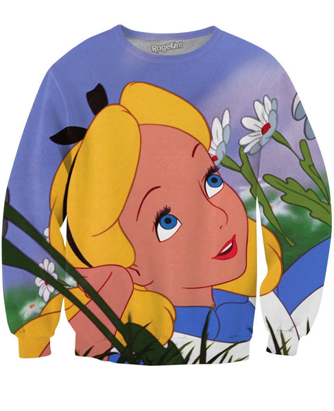 Alice in Wonderland Crewneck Sweatshirt