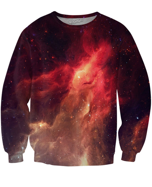 Crimson Nebula Crewneck Sweatshirt