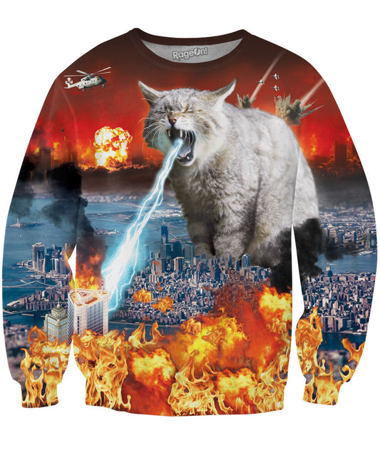 Cat-astrophe Crewneck Sweatshirt