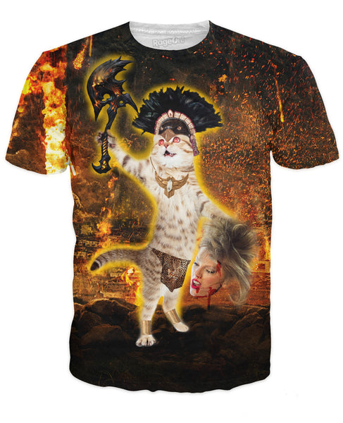 Flamethrower Kitty T-Shirt