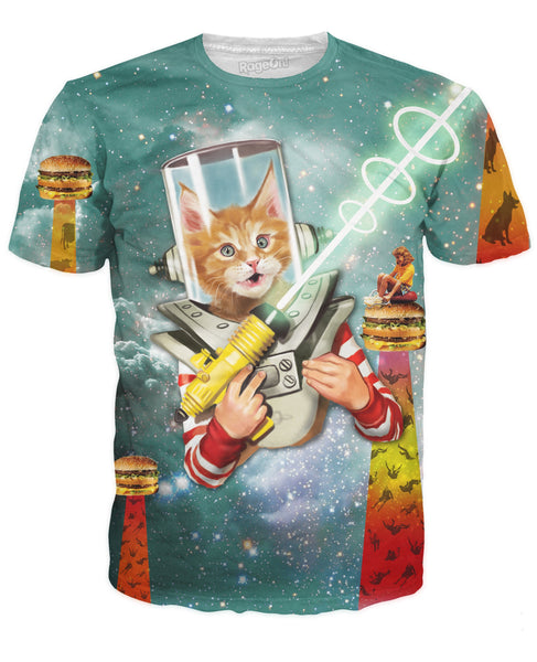 Space, Kittens, and Burgers T-Shirt