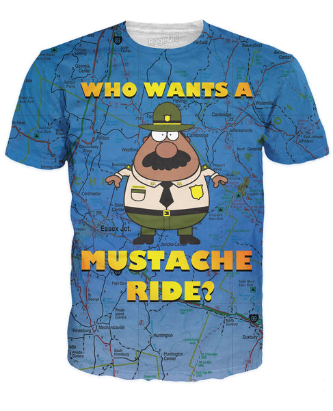 Who Wants a Mustache Ride T-Shirt