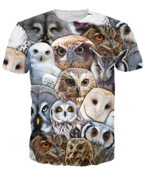Owl Collage T-Shirt