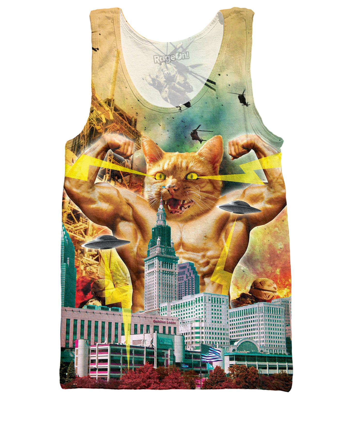 Godzilla Cat Tank Top