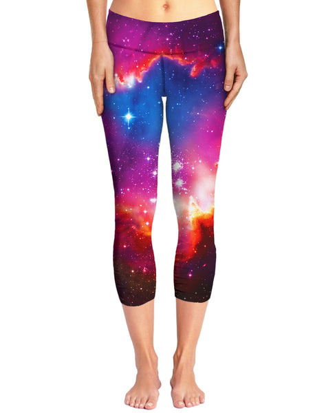 Cosmic Forces Capri Yoga Pants