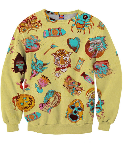 Andy Reach Monsters All Over Sweatshirt