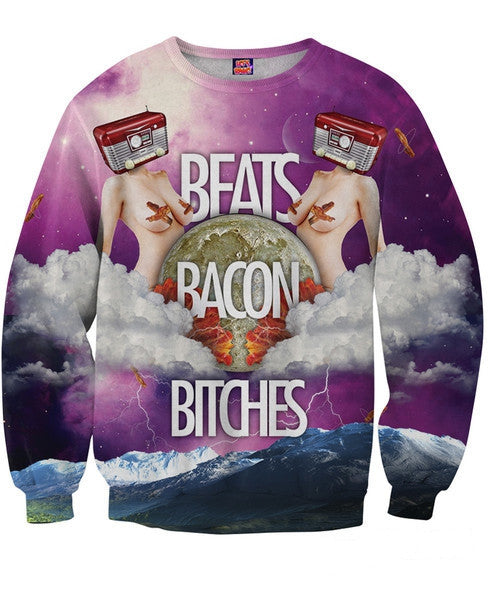 Beats Bacon Bitches Sweatshirt