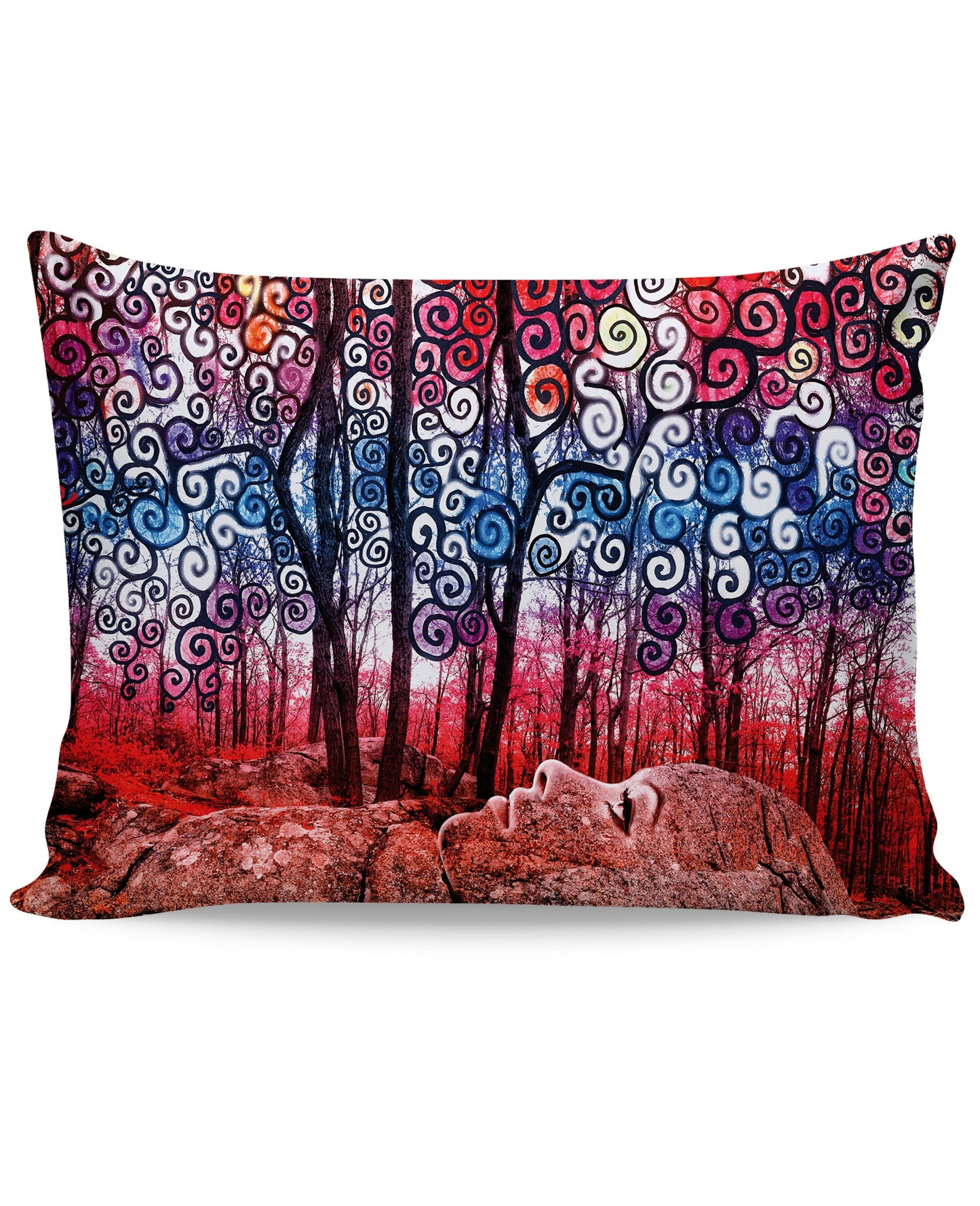 Scribble Forest Pillow Case