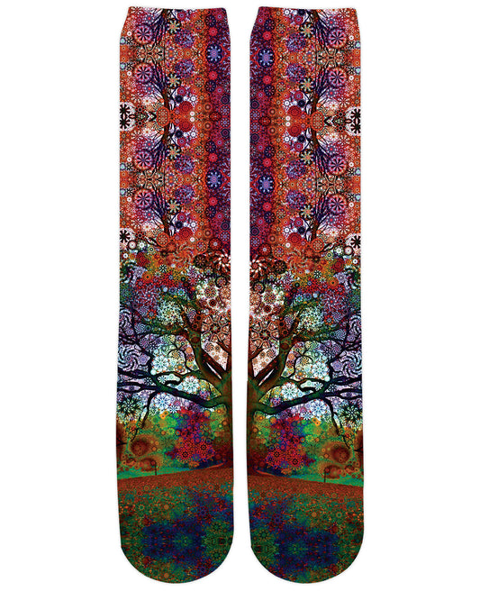 Trip Tree Knee High Socks