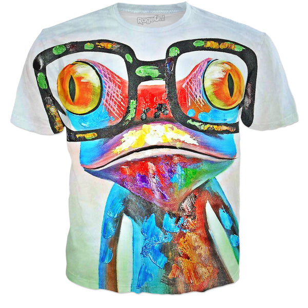 Abstract Frog Tee T-Shirt
