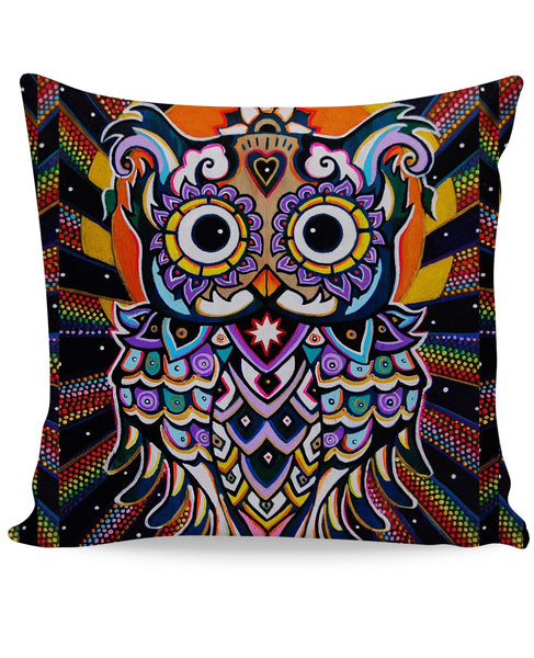 Radiant Owl Couch Pillow