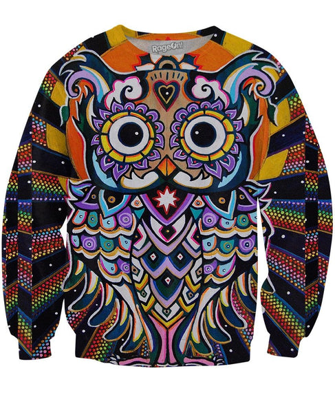 Radiant Owl Crewneck Sweatshirt